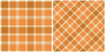 Tartan Plaid Seamless Pattern. Classic Scottish Tartan Design. Seamless Tartan Illustration Set for Scarf, Blanket, Other Modern Spring Summer Autumn Winter Holiday Fabric Print. vector