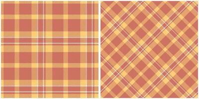 Tartan Plaid Pattern Seamless. Plaid Pattern Seamless. Seamless Tartan Illustration Set for Scarf, Blanket, Other Modern Spring Summer Autumn Winter Holiday Fabric Print. vector