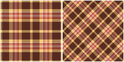 Tartan Plaid Pattern Seamless. Plaids Pattern Seamless. Seamless Tartan Illustration Set for Scarf, Blanket, Other Modern Spring Summer Autumn Winter Holiday Fabric Print. vector