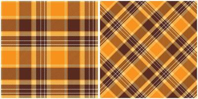 Tartan Plaid Pattern Seamless. Plaid Pattern Seamless. Traditional Scottish Woven Fabric. Lumberjack Shirt Flannel Textile. Pattern Tile Swatch Included. vector