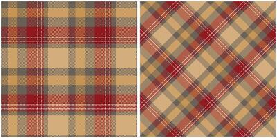 Tartan Plaid Pattern Seamless. Abstract Check Plaid Pattern. Seamless Tartan Illustration Set for Scarf, Blanket, Other Modern Spring Summer Autumn Winter Holiday Fabric Print. vector