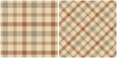 Scottish Tartan Plaid Seamless Pattern, Plaids Pattern Seamless. Seamless Tartan Illustration Set for Scarf, Blanket, Other Modern Spring Summer Autumn Winter Holiday Fabric Print. vector