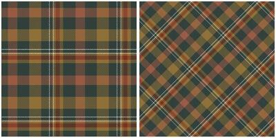 Scottish Tartan Plaid Seamless Pattern, Plaids Pattern Seamless. Traditional Scottish Woven Fabric. Lumberjack Shirt Flannel Textile. Pattern Tile Swatch Included. vector