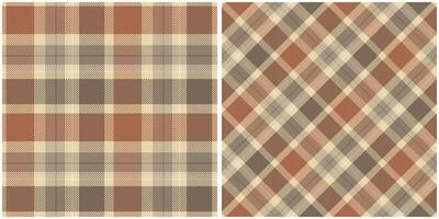 Scottish Tartan Plaid Seamless Pattern, Plaid Pattern Seamless. Traditional Scottish Woven Fabric. Lumberjack Shirt Flannel Textile. Pattern Tile Swatch Included. vector