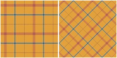 Scottish Tartan Plaid Seamless Pattern, Abstract Check Plaid Pattern. Seamless Tartan Illustration Set for Scarf, Blanket, Other Modern Spring Summer Autumn Winter Holiday Fabric Print. vector