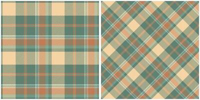 Scottish Tartan Plaid Seamless Pattern, Tartan Plaid Pattern Seamless. Seamless Tartan Illustration Set for Scarf, Blanket, Other Modern Spring Summer Autumn Winter Holiday Fabric Print. vector