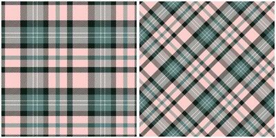 Scottish Tartan Plaid Seamless Pattern, Sweet Plaids Pattern Seamless. Seamless Tartan Illustration Set for Scarf, Blanket, Other Modern Spring Summer Autumn Winter Holiday Fabric Print. vector