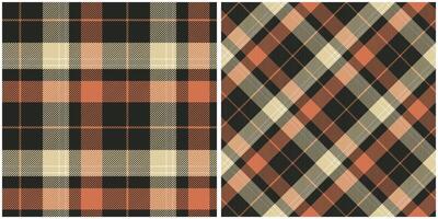 Scottish Tartan Plaid Seamless Pattern, Sweet Plaid Patterns Seamless. Seamless Tartan Illustration Set for Scarf, Blanket, Other Modern Spring Summer Autumn Winter Holiday Fabric Print. vector