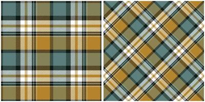 Scottish Tartan Plaid Seamless Pattern, Sweet Plaid Pattern Seamless. Seamless Tartan Illustration Set for Scarf, Blanket, Other Modern Spring Summer Autumn Winter Holiday Fabric Print. vector