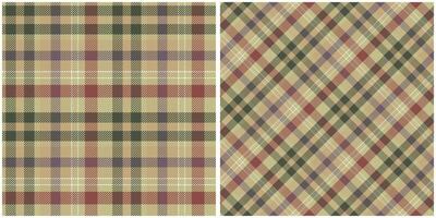 Scottish Tartan Plaid Seamless Pattern, Classic Scottish Tartan Design. Seamless Tartan Illustration Set for Scarf, Blanket, Other Modern Spring Summer Autumn Winter Holiday Fabric Print. vector