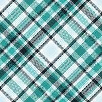 Tartan Pattern Seamless. Pastel Classic Plaid Tartan Traditional Pastel Scottish Woven Fabric. Lumberjack Shirt Flannel Textile. Pattern Tile Swatch Included. vector