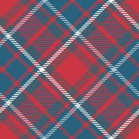 Tartan Seamless Pattern. Classic Plaid Tartan Traditional Scottish Woven Fabric. Lumberjack Shirt Flannel Textile. Pattern Tile Swatch Included. vector