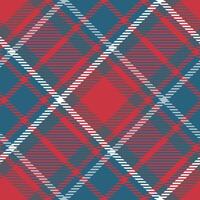 Tartan Seamless Pattern. Classic Plaid Tartan Traditional Scottish Woven Fabric. Lumberjack Shirt Flannel Textile. Pattern Tile Swatch Included. vector