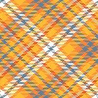 Tartan Seamless Pattern. Scottish Tartan Pattern Seamless Tartan Illustration Set for Scarf, Blanket, Other Modern Spring Summer Autumn Winter Holiday Fabric Print. vector