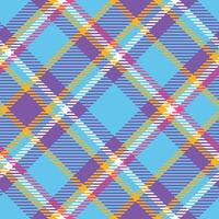 Tartan Seamless Pattern. Abstract Check Plaid Pattern Seamless Tartan Illustration Set for Scarf, Blanket, Other Modern Spring Summer Autumn Winter Holiday Fabric Print. vector