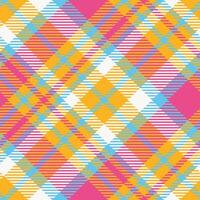 Tartan Seamless Pattern. Traditional Scottish Checkered Background. Template for Design Ornament. Seamless Fabric Texture. vector