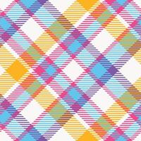 Plaids Pattern Seamless. Checker Pattern Seamless Tartan Illustration Set for Scarf, Blanket, Other Modern Spring Summer Autumn Winter Holiday Fabric Print. vector