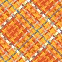 Tartan Seamless Pattern. Scottish Tartan Pattern Seamless Tartan Illustration Set for Scarf, Blanket, Other Modern Spring Summer Autumn Winter Holiday Fabric Print. vector