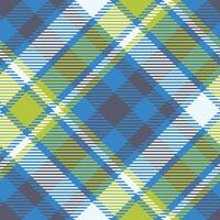 Plaids Pattern Seamless. Traditional Scottish Checkered Background. Traditional Scottish Woven Fabric. Lumberjack Shirt Flannel Textile. Pattern Tile Swatch Included. vector