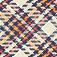 Plaid Pattern Seamless. Checker Pattern Traditional Scottish Woven Fabric. Lumberjack Shirt Flannel Textile. Pattern Tile Swatch Included. vector