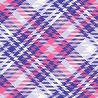 Plaid Pattern Seamless. Classic Plaid Tartan Template for Design Ornament. Seamless Fabric Texture. vector