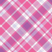 Plaid Pattern Seamless. Gingham Patterns Seamless Tartan Illustration Set for Scarf, Blanket, Other Modern Spring Summer Autumn Winter Holiday Fabric Print. vector
