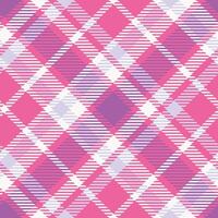 Plaid Pattern Seamless. Gingham Patterns Seamless Tartan Illustration Set for Scarf, Blanket, Other Modern Spring Summer Autumn Winter Holiday Fabric Print. vector