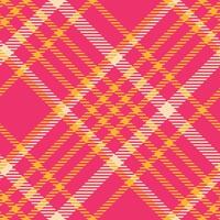 Plaid Patterns Seamless. Checker Pattern Seamless Tartan Illustration Set for Scarf, Blanket, Other Modern Spring Summer Autumn Winter Holiday Fabric Print. vector