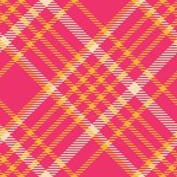 Plaid Patterns Seamless. Checker Pattern Seamless Tartan Illustration Set for Scarf, Blanket, Other Modern Spring Summer Autumn Winter Holiday Fabric Print. vector