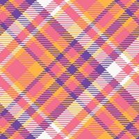 Plaid Patterns Seamless. Scottish Tartan Pattern Seamless Tartan Illustration Set for Scarf, Blanket, Other Modern Spring Summer Autumn Winter Holiday Fabric Print. vector