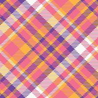 Plaid Patterns Seamless. Scottish Tartan Pattern Seamless Tartan Illustration Set for Scarf, Blanket, Other Modern Spring Summer Autumn Winter Holiday Fabric Print. vector