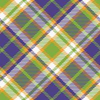 Scottish Tartan Pattern. Plaid Pattern Seamless Template for Design Ornament. Seamless Fabric Texture. vector