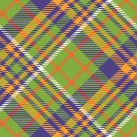 Scottish Tartan Pattern. Checker Pattern Template for Design Ornament. Seamless Fabric Texture. vector