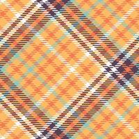 Scottish Tartan Pattern. Tartan Seamless Pattern Seamless Tartan Illustration Set for Scarf, Blanket, Other Modern Spring Summer Autumn Winter Holiday Fabric Print. vector
