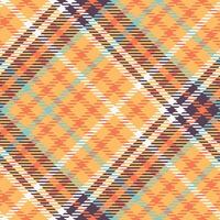 Scottish Tartan Pattern. Tartan Seamless Pattern Seamless Tartan Illustration Set for Scarf, Blanket, Other Modern Spring Summer Autumn Winter Holiday Fabric Print. vector