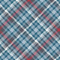 Tartan Seamless Pattern. Classic Scottish Tartan Design. Traditional Scottish Woven Fabric. Lumberjack Shirt Flannel Textile. Pattern Tile Swatch Included. vector