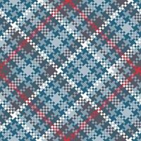 Tartan Seamless Pattern. Classic Scottish Tartan Design. Traditional Scottish Woven Fabric. Lumberjack Shirt Flannel Textile. Pattern Tile Swatch Included. vector