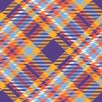 Scottish Tartan Pattern. Classic Scottish Tartan Design. Seamless Tartan Illustration Set for Scarf, Blanket, Other Modern Spring Summer Autumn Winter Holiday Fabric Print. vector