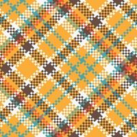 Tartan Pattern Seamless. Sweet Sweet Plaids Pattern Traditional Scottish Woven Fabric. Lumberjack Shirt Flannel Textile. Pattern Tile Swatch Included. vector