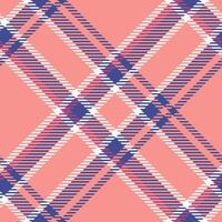 Scottish Tartan Seamless Pattern. Checker Pattern Traditional Scottish Woven Fabric. Lumberjack Shirt Flannel Textile. Pattern Tile Swatch Included. vector