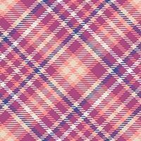 Scottish Tartan Seamless Pattern. Plaid Patterns Seamless Seamless Tartan Illustration Set for Scarf, Blanket, Other Modern Spring Summer Autumn Winter Holiday Fabric Print. vector