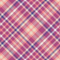 Scottish Tartan Seamless Pattern. Plaid Patterns Seamless Seamless Tartan Illustration Set for Scarf, Blanket, Other Modern Spring Summer Autumn Winter Holiday Fabric Print. vector