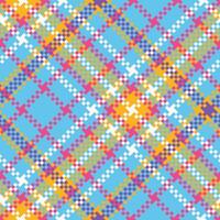 Tartan Seamless Pattern. Traditional Scottish Checkered Background. Seamless Tartan Illustration Set for Scarf, Blanket, Other Modern Spring Summer Autumn Winter Holiday Fabric Print. vector