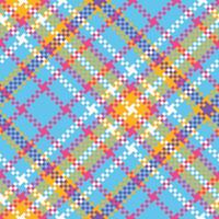 Tartan Seamless Pattern. Traditional Scottish Checkered Background. Seamless Tartan Illustration Set for Scarf, Blanket, Other Modern Spring Summer Autumn Winter Holiday Fabric Print. vector