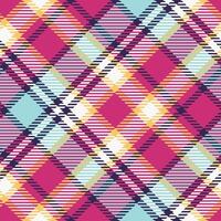 Scottish Tartan Seamless Pattern. Scottish Plaid, Seamless Tartan Illustration Set for Scarf, Blanket, Other Modern Spring Summer Autumn Winter Holiday Fabric Print. vector