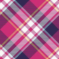 Scottish Tartan Seamless Pattern. Traditional Scottish Checkered Background. Traditional Scottish Woven Fabric. Lumberjack Shirt Flannel Textile. Pattern Tile Swatch Included. vector