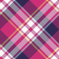 Scottish Tartan Seamless Pattern. Traditional Scottish Checkered Background. Traditional Scottish Woven Fabric. Lumberjack Shirt Flannel Textile. Pattern Tile Swatch Included. vector