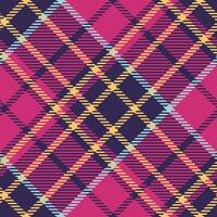 Scottish Tartan Seamless Pattern. Tartan Plaid Seamless Pattern. Seamless Tartan Illustration Set for Scarf, Blanket, Other Modern Spring Summer Autumn Winter Holiday Fabric Print. vector