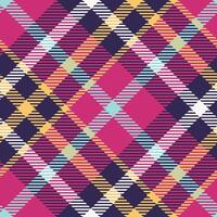 Scottish Tartan Seamless Pattern. Classic Scottish Tartan Design. for Scarf, Dress, Skirt, Other Modern Spring Autumn Winter Fashion Textile Design. vector