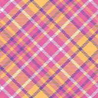 Tartan Plaid Seamless Pattern. Plaid Patterns Seamless. Seamless Tartan Illustration Set for Scarf, Blanket, Other Modern Spring Summer Autumn Winter Holiday Fabric Print. vector